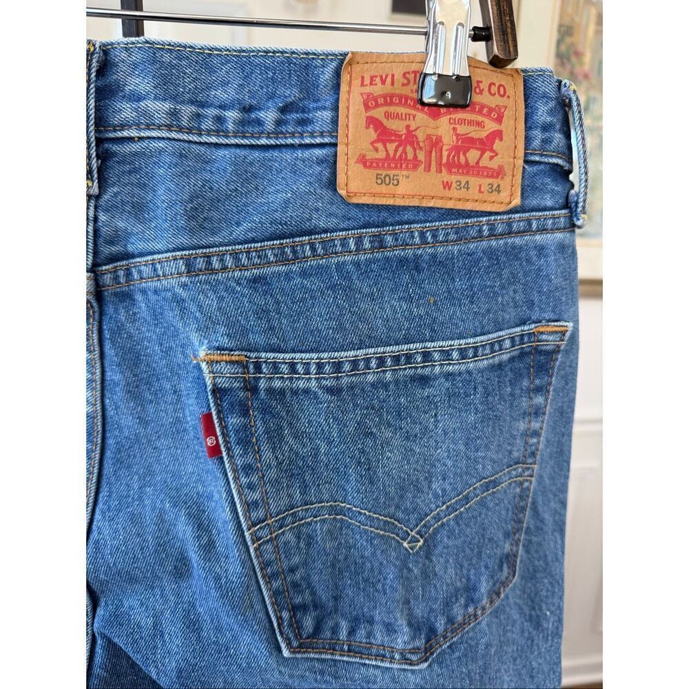 Levi’s 505 Straight Jeans 34 X 33